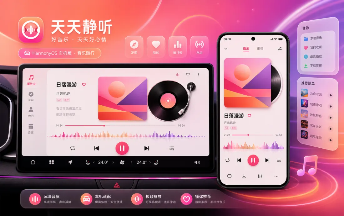 车载音乐场景