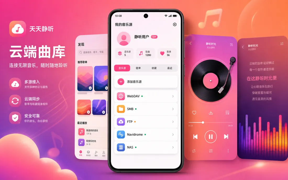 云端曲库连接界面