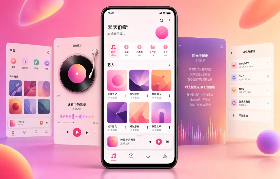本地曲库界面